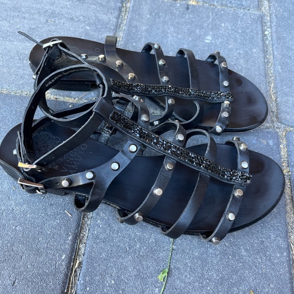 VINCE CAMUTO studded leather gladiator sandals - SIZE 5.5 - Picture 13 of 13